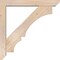 Ekena Millwork Balboa Slat Smooth Bracket w/ Offset Brace, Douglas Fir, 5 1/2"W x 36"D x 36"H BKT0604X36X36BOA06SDF - alternate 4